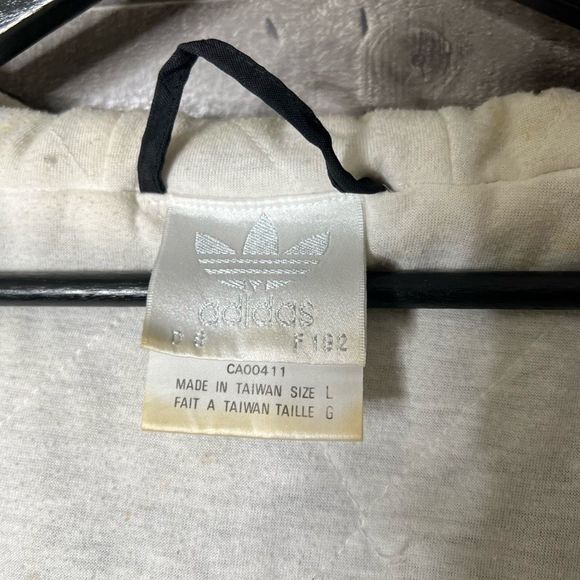 VTG 90s Adidas Hooded Insulated Jacket Large - Picture 6 of 8
